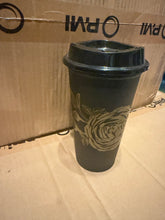 이미지를 갤러리 뷰어에 로드 , Starbucks Reusable Hot/Cold Cup Gold Rose Emblem
