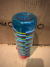 画像をギャラリービューアに読み込む, Starbucks Plastic Water Bottle, Light Blue with Red/White/Yellow Parallel Lines
