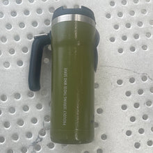Load image into Gallery viewer, Starbucks + Stanley Military Commitment Double Walled Hammered Stainless Steel Tumbler With Handle
