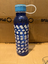 이미지를 갤러리 뷰어에 로드 , Starbucks Plastic Water Bottle, Blue White Dots

