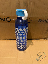 이미지를 갤러리 뷰어에 로드 , Starbucks Plastic Water Bottle, Blue White Dots
