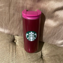 गैलरी व्यूवर में इमेज लोड करें, Starbucks Pink/Magenta Tumbler 12oz 2023 Fall Portugal (20.9E)
