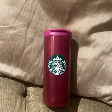 गैलरी व्यूवर में इमेज लोड करें, Starbucks Pink/Magenta Tumbler 12oz 2023 Fall Portugal (20.9E)
