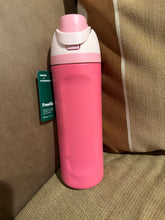 將圖片載入圖庫檢視器 Owala Starbucks FreeSip Insulated Stainless Steel Water Bottle 24 oz Pink/White
