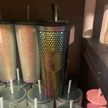 이미지를 갤러리 뷰어에 로드 , Starbucks Limited Edition Studded Oil slick Rainbow Iridescent Tumbler Fall 2023 Venti 24 oz
