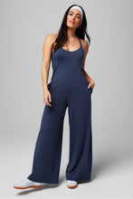 將圖片載入圖庫檢視器 Fabletics Cloud Jersey Wide Leg Onesie
Color: Deep Navy Heather
Size: M / Tall | 29

