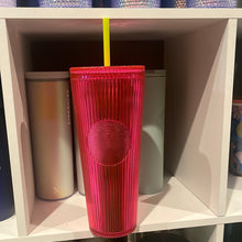將圖片載入圖庫檢視器 Starbucks 2023 Starbucks Iridescent Magenta Bling Cold Cup (24 oz)
