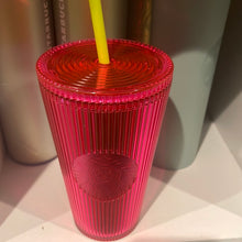 画像をギャラリービューアに読み込む, Starbucks 2023 Starbucks Iridescent Magenta Bling Cold Cup (16 oz)

