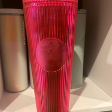 將圖片載入圖庫檢視器 Starbucks 2023 Starbucks Iridescent Magenta Bling Cold Cup (24 oz)
