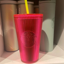 画像をギャラリービューアに読み込む, Starbucks 2023 Starbucks Iridescent Magenta Bling Cold Cup (16 oz)
