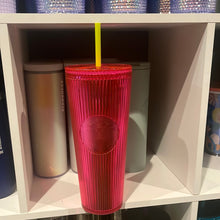 將圖片載入圖庫檢視器 Starbucks 2023 Starbucks Iridescent Magenta Bling Cold Cup (24 oz)
