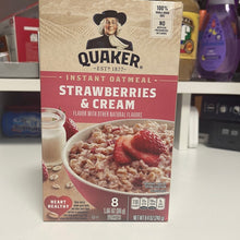 이미지를 갤러리 뷰어에 로드 , Quaker Instant Oatmeal Strawberries &amp; Cream
