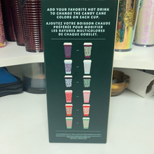 Cargar imagen en el visor de la galería, Starbucks Reusable Plastic Hot Cups Holiday 2020 Color Changing Cups, 16 ounces
