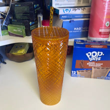 Load image into Gallery viewer, 2022 Starbucks Orange Mango Venti Tumbler 24oz
