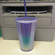 이미지를 갤러리 뷰어에 로드 , Starbucks Studded Blue Ombre 16oz Plastic Cold Cup 2021

