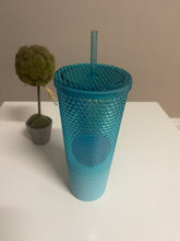 Load image into Gallery viewer, Starbucks Spring 2023 Collection Studded Bling Blue Ambre Venti Size - 24oz Tumbler
