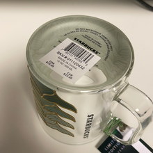 Load image into Gallery viewer, Starbucks 50th Anniversary Glass Sirens Tail Mug, 12oz
