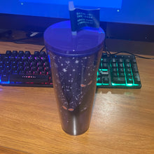 將圖片載入圖庫檢視器 Starbucks Halloween 2022 Cat Eyes Glow in the Dark Tumbler Venti 24 oz
