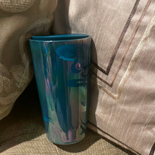 गैलरी व्यूवर में इमेज लोड करें, Starbucks 2023 Teal Blue Iridescent Siren Mermaid Ceramic 12oz Travel Tumbler
