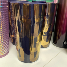 將圖片載入圖庫檢視器 Starbucks Purple and Gold Ceramic Hot 12 oz Mug
