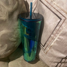 画像をギャラリービューアに読み込む, Starbucks 2023 Spring Blue Siren Acrylic 24oz Tumbler with Straw
