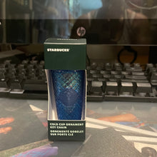 將圖片載入圖庫檢視器 Starbucks Holiday 2022 Starbucks Azure Jeweled Cold Cup Ornament Holiday 2022
