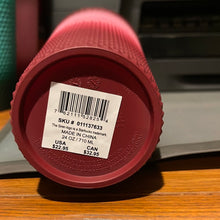 이미지를 갤러리 뷰어에 로드 , Starbucks Pink Gradient Studded Acrylic Tumbler Fall Winter Holiday 2022 (24 oz - Venti)
