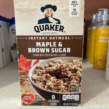 將圖片載入圖庫檢視器 Quaker Instant Oatmeal Maple &amp; Brown Sugar

