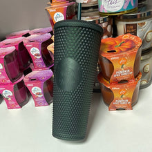 Load image into Gallery viewer, Starbucks Dark Green Jelly Studded Tumbler 24oz Venti
