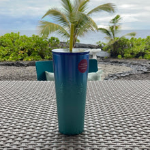画像をギャラリービューアに読み込む, Starbucks 2021 Hawaii Collection Starbucks Hawaii Collection 24oz Stainless Steel Blue Ombre Tropical Cold Cup
