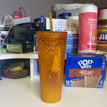 Load image into Gallery viewer, 2022 Starbucks Orange Mango Venti Tumbler 24oz
