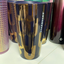 將圖片載入圖庫檢視器 Starbucks Purple and Gold Ceramic Hot 12 oz Mug
