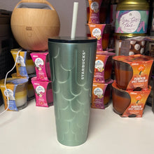이미지를 갤러리 뷰어에 로드 , 2022 Starbucks Stainless Steel Mermaid Tail Venti Tumbler 24oz
