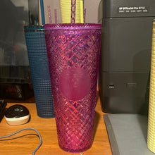 Load image into Gallery viewer, Starbucks Jeweled Purple Taffy 2023 Valentine's Day Tumbler Venti 24 oz
