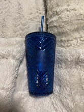 이미지를 갤러리 뷰어에 로드 , NEW Starbucks Holiday 2022 Limited Azure Blue Tumbler Grande 16 oz (NEW 2022)
