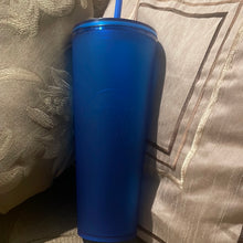 Load image into Gallery viewer, Starbucks 2023 Spring Bluebell Soft touch 24oz Venti Tumbler
