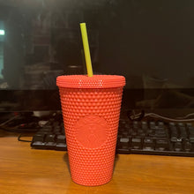 गैलरी व्यूवर में इमेज लोड करें, Starbucks Dragonfruit Studded Tumbler Summer 2022 Grande 16 oz

