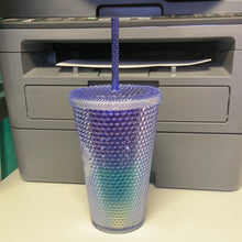 이미지를 갤러리 뷰어에 로드 , Starbucks Studded Blue Ombre 16oz Plastic Cold Cup 2021
