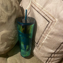画像をギャラリービューアに読み込む, Starbucks 2023 Spring Blue Siren Acrylic 24oz Tumbler with Straw
