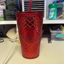 画像をギャラリービューアに読み込む, Starbucks NEW Holiday 2022 Limited Ruby Maroon Dark Berry Tumbler 16 oz (NEW 2022)
