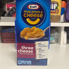 Load image into Gallery viewer, Kraft Macaroni &amp; Cheese - Three Cheese
