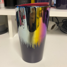 이미지를 갤러리 뷰어에 로드 , Starbucks 2020 Holiday Starbucks Navy Iridescent Ceramic Double Wall Tumbler - 12 Fl Oz
