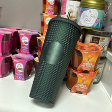 Load image into Gallery viewer, Starbucks Dark Green Jelly Studded Tumbler 24oz Venti
