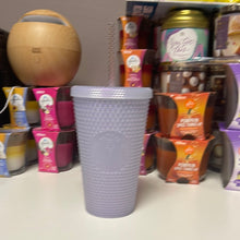 Load image into Gallery viewer, Starbucks 2021 Holiday Studded Icy White Plastic Tumbler
