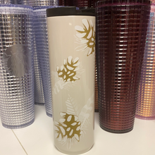 Cargar imagen en el visor de la galería, Starbucks Holiday 2020 Stainless Insulated Pinecone Tumbler 16oz
