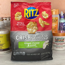Load image into Gallery viewer, Ritz Crisp &amp; Thins Cream Cheese &amp; Onion
