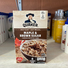 將圖片載入圖庫檢視器 Quaker Instant Oatmeal Maple &amp; Brown Sugar
