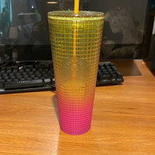 Load image into Gallery viewer, Starbucks Cold Cup Tumbler Venti 24 oz Summer 2022 (Lemon Pink Gradient)
