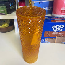Load image into Gallery viewer, 2022 Starbucks Orange Mango Venti Tumbler 24oz
