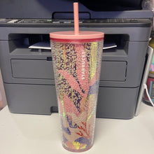 गैलरी व्यूवर में इमेज लोड करें, Starbucks 2021 Summer Coral Reef 24oz Tumbler
